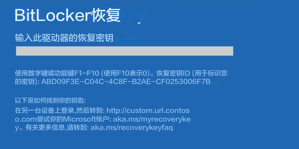 BitLocker 恢复