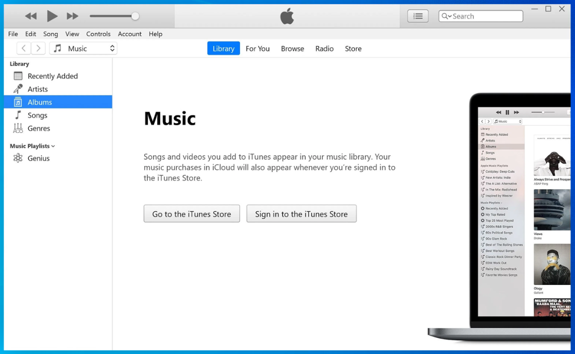 运行 iTunes