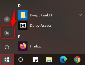Windows 中的设置
