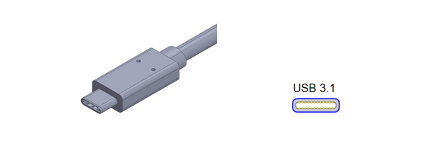 USB Type C 端口