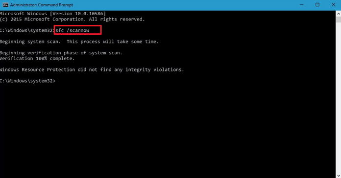 运行 SFC 以修复 Windows 检测到的文件系统损坏