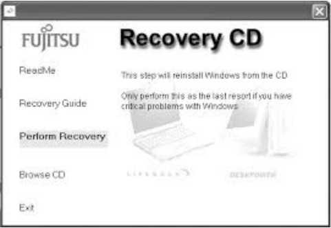 富士通恢复光盘