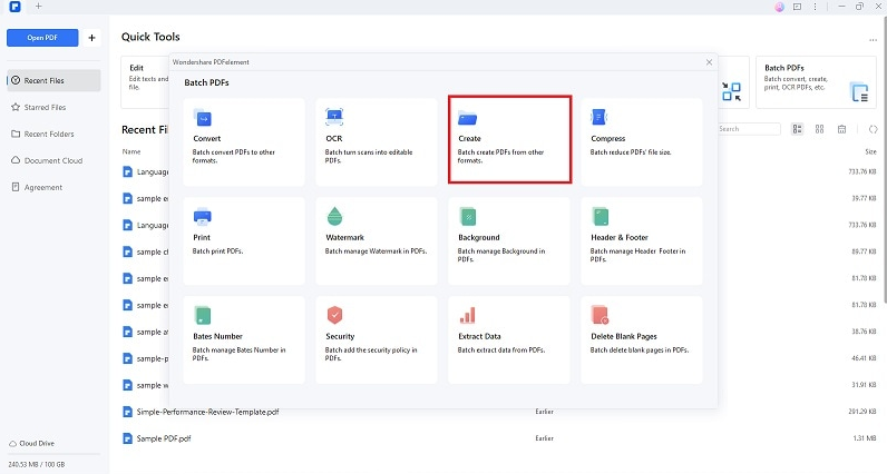 Adobe Acrobat批量处理功能