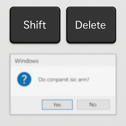 shift delete操作示意
