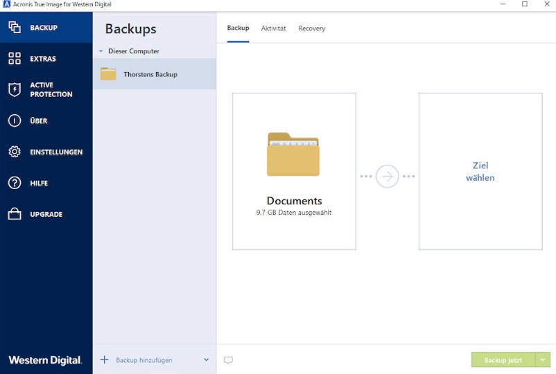 Acronis True Image for Western Digital