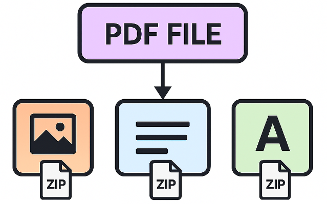 zip中的内容已使用zlib压缩