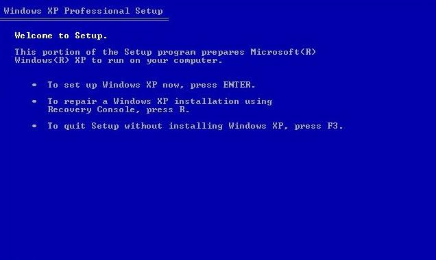 Windows XP恢复控制台