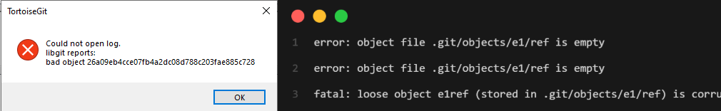 git 错误
