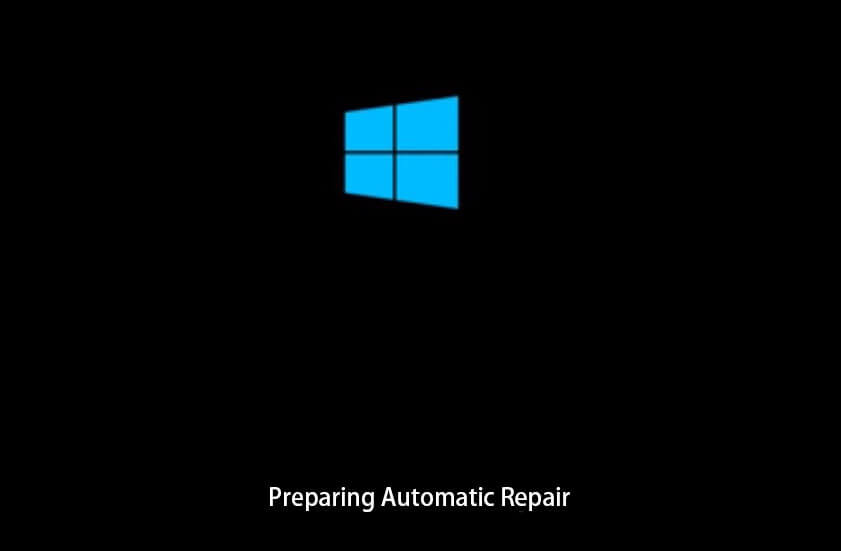 Windows 10 卡在正在准备自动修复界面 1