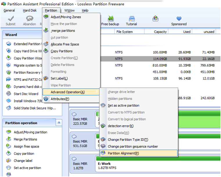 make-SSD-4K-alignment-with-partition-assistant-step-2
