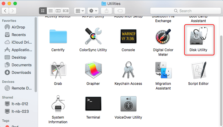Disk Utility