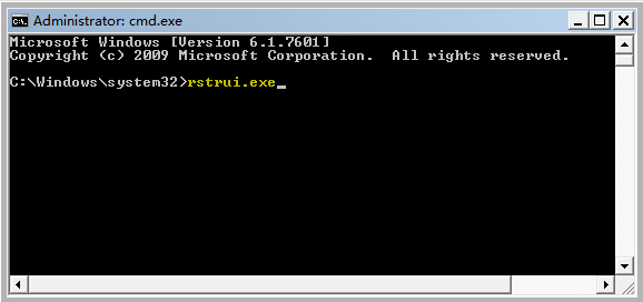 Windows 7恢复出厂设置