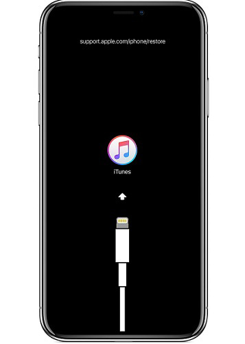 iPhone 上出现“ 连接到 iTunes ”屏幕