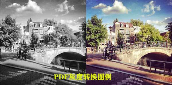 PDF灰度转换图例