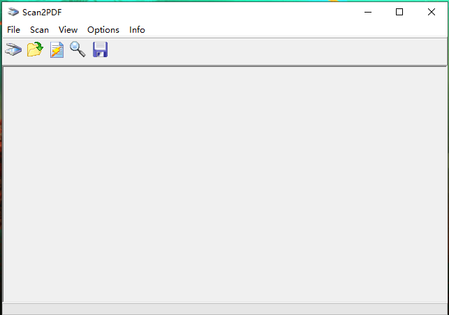 Scan2 PDF软件界面