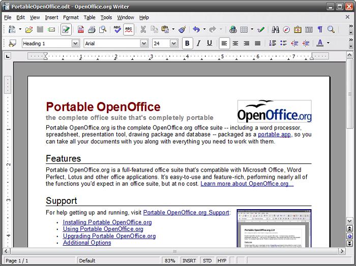 OpenOffice软件