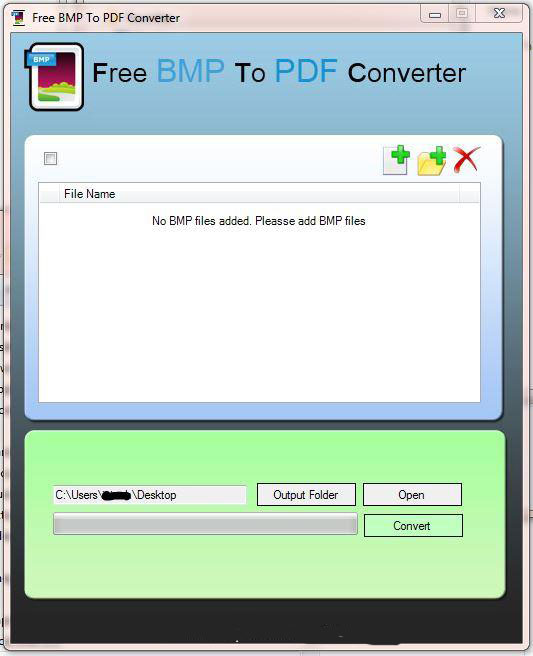 Free BMP to PDF Converter软件
