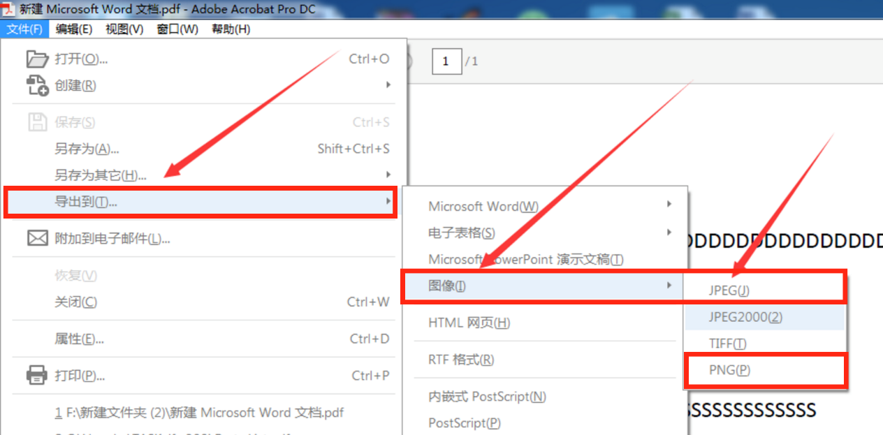 Adobe Acrobat操作页面