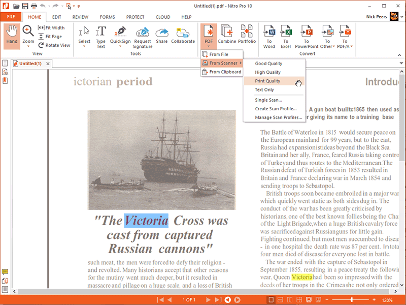 Nitro PDF Printer