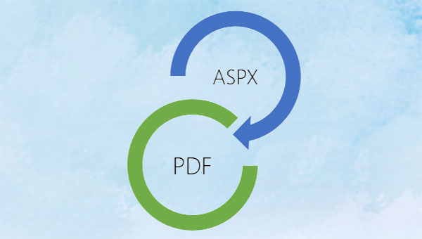 将ASPX文件转换成PDF