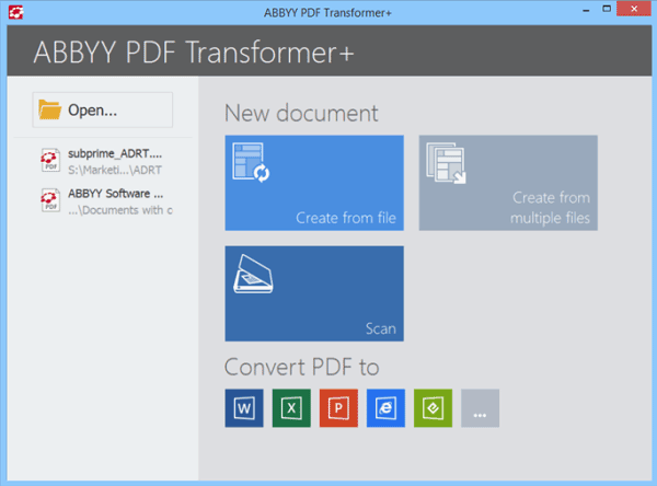 ABBYY PDF Transformer +软件