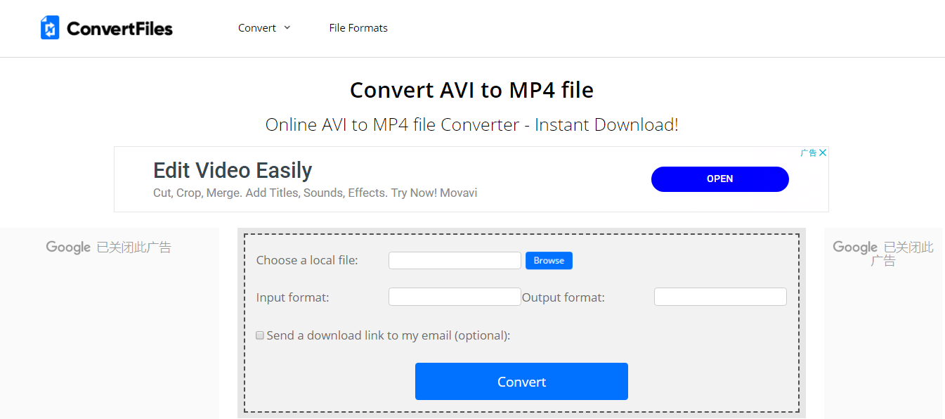 ConvertFiles在线格式转换工具