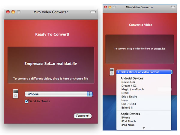 Miro Video Converter软件