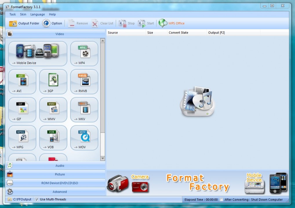 Format Factory软件