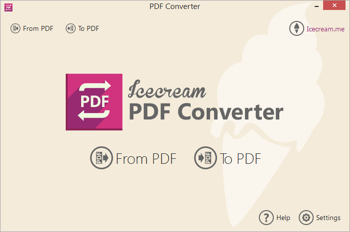 Icecream PDF Converter转换