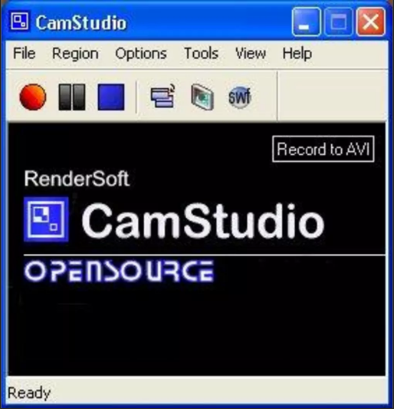 CamStudio软件操作界面
