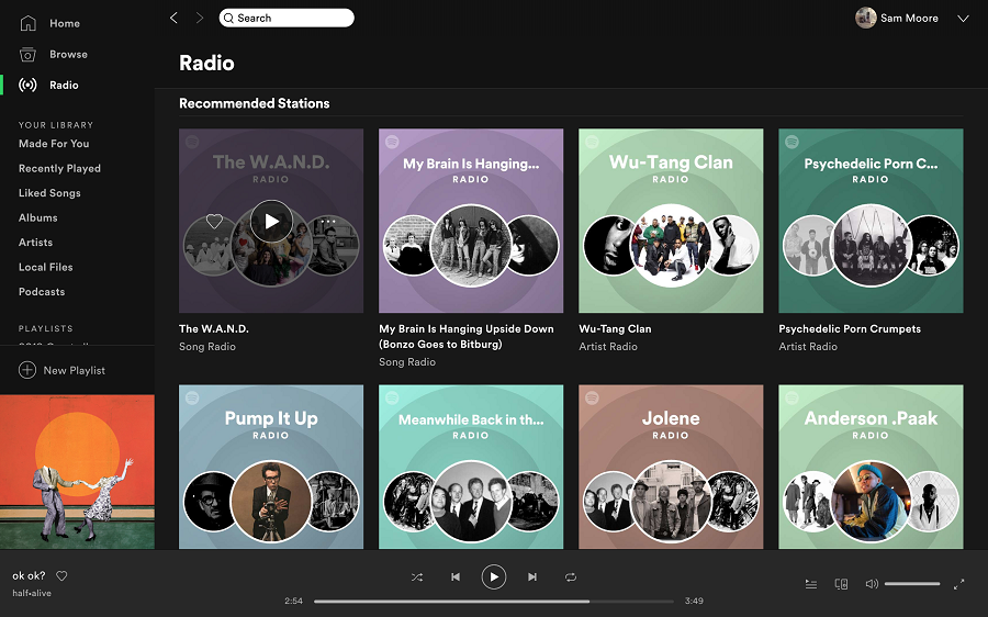 spotify音乐播放器