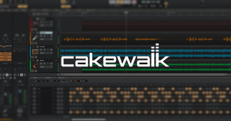 Cakewalk软件宣传界面
