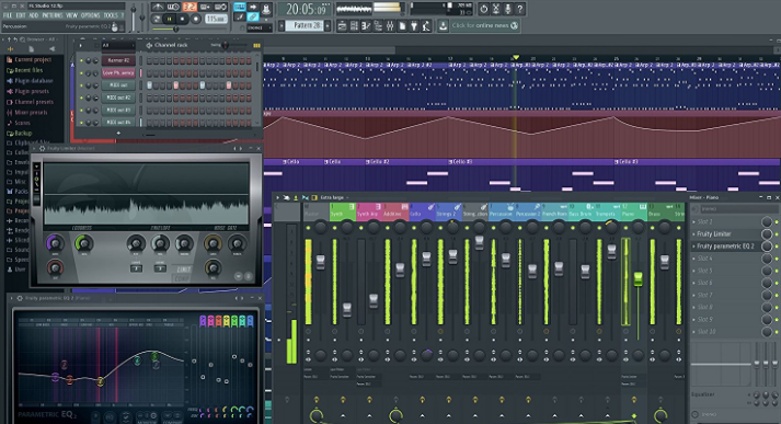 FL Studio软件界面