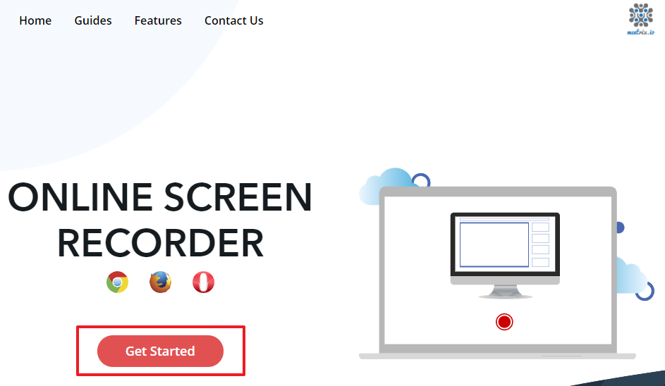 打开Screenapp.io在线屏幕录制网站