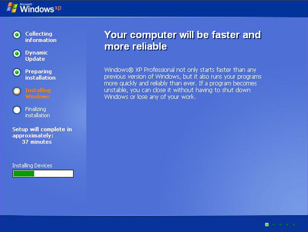 XP安装过程