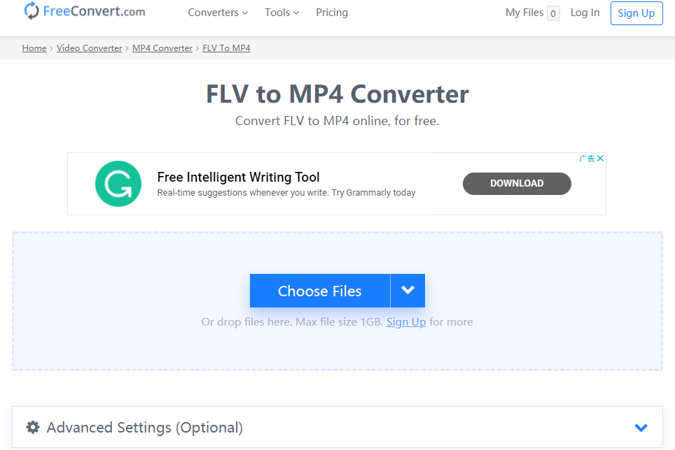 Free Convert.com在线格式转换工具