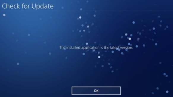 PS4安装的应用程序是最新版本