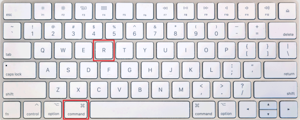mac键盘command r