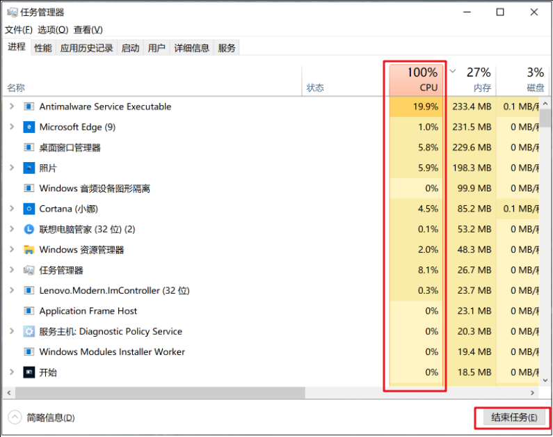 结束相应进程