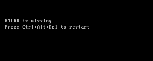 NTLDR is missing提示