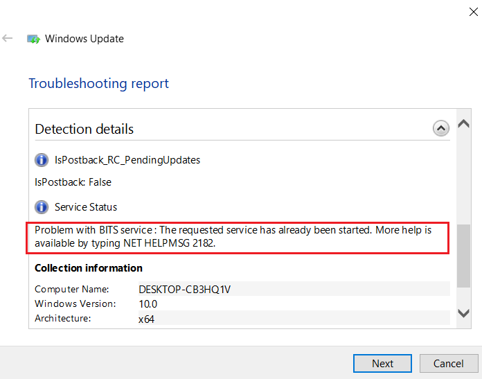Windows更新错误NET HELPMSG 2182