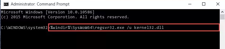 64位系统卸载Kernel32 dll