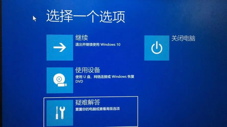 HP Recovery Manager 界面