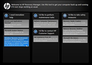 hp recovery Manager